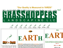Tablet Screenshot of grasshopperslandscapingllc.com
